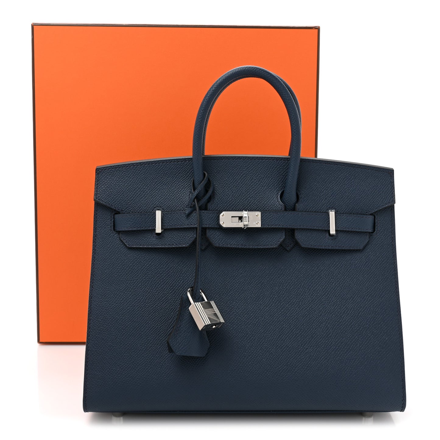 Epsom Birkin Sellier 25 Bleu Navy