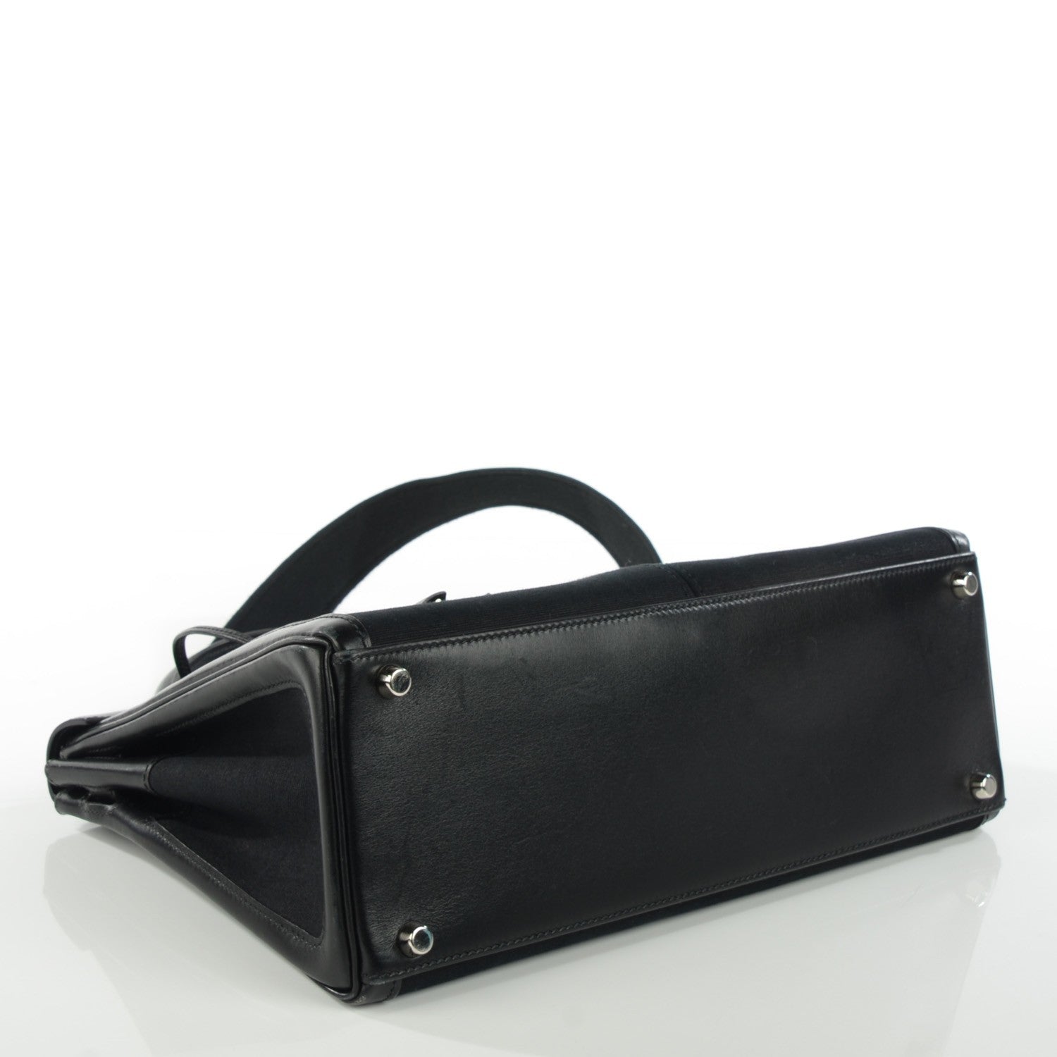 Hermes Box Toile Lakis Kelly 32 Black 5 of 19