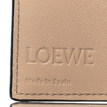 Loewe Pebble Grain Calfskin Anagram Small Vertical Wallet Sand 6 of 9