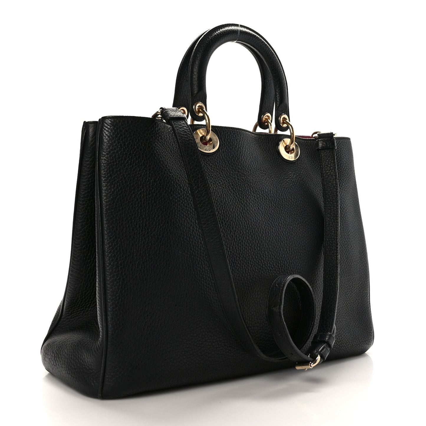 Bullcalf Large Diorissimo Tote Black Rose Indien