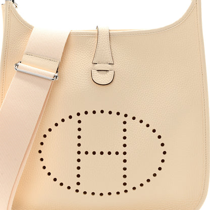 Hermes Taurillon Clemence Evelyne III PM Nata 8 of 12