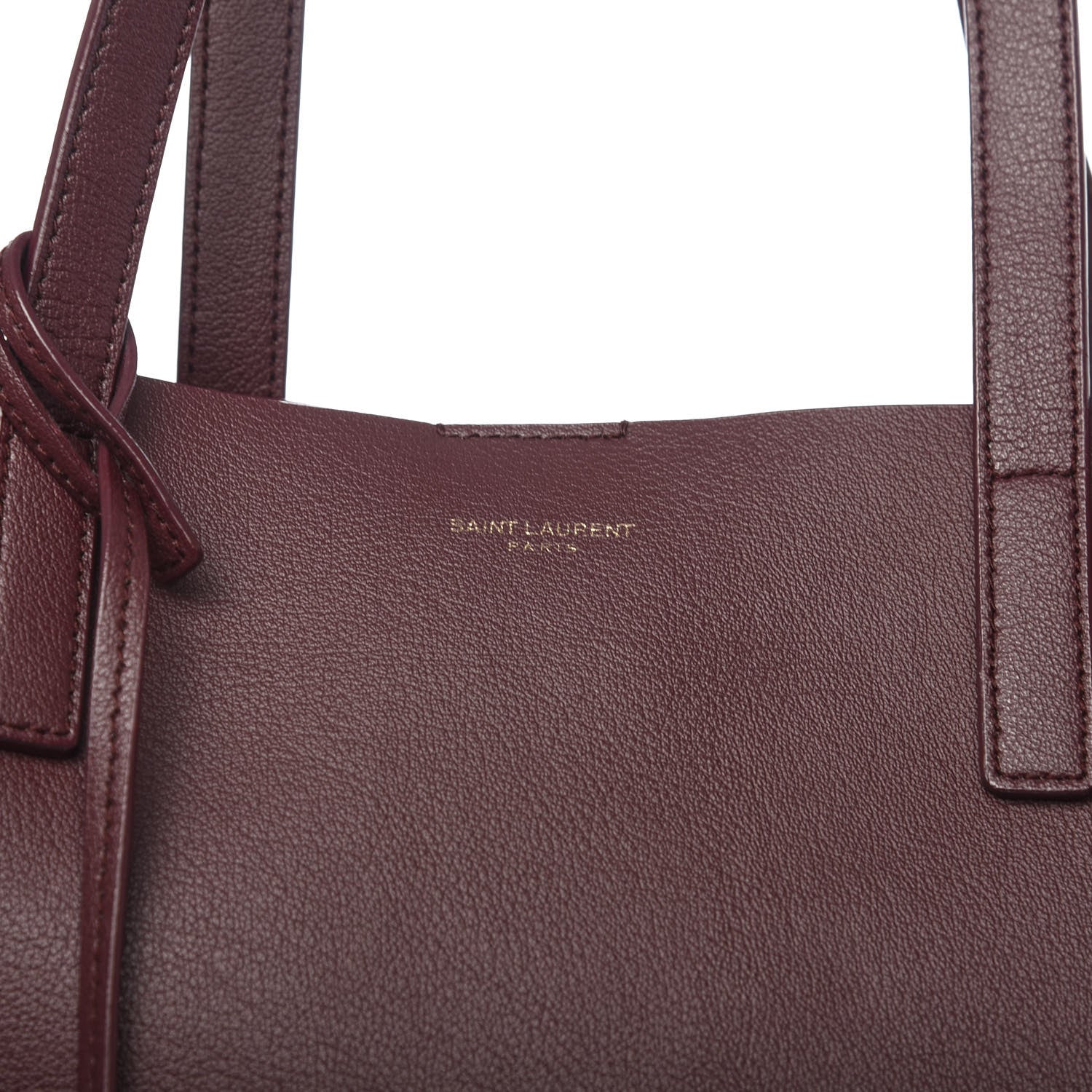 Saint Laurent Calfskin Medium Shopping Tote Palissandre 15 of 16
