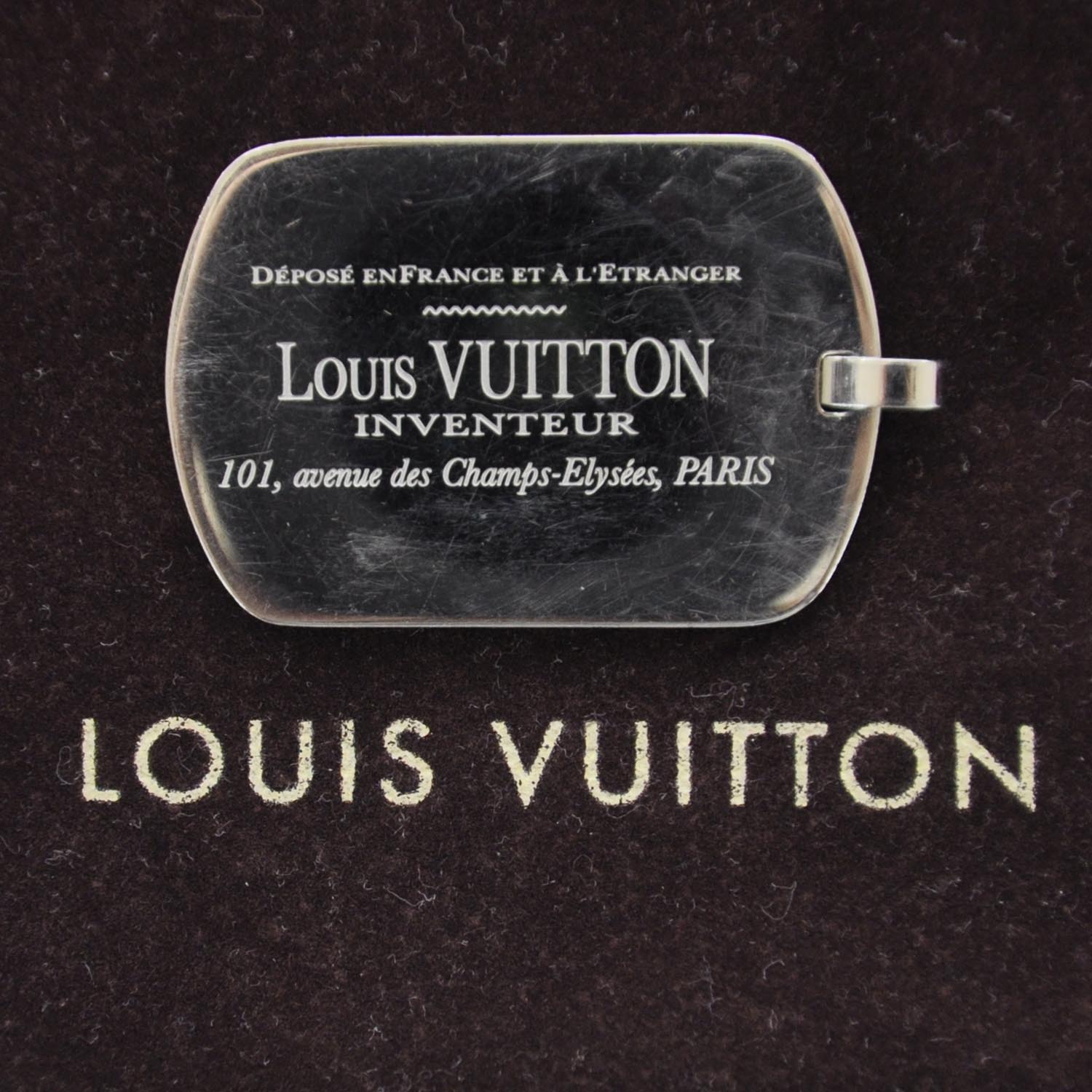 Louis Vuitton Champs Elysees Dog Tags 4 of 6
