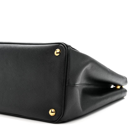Prada Saffiano Large Galleria Double Zip Tote Black 10 of 14