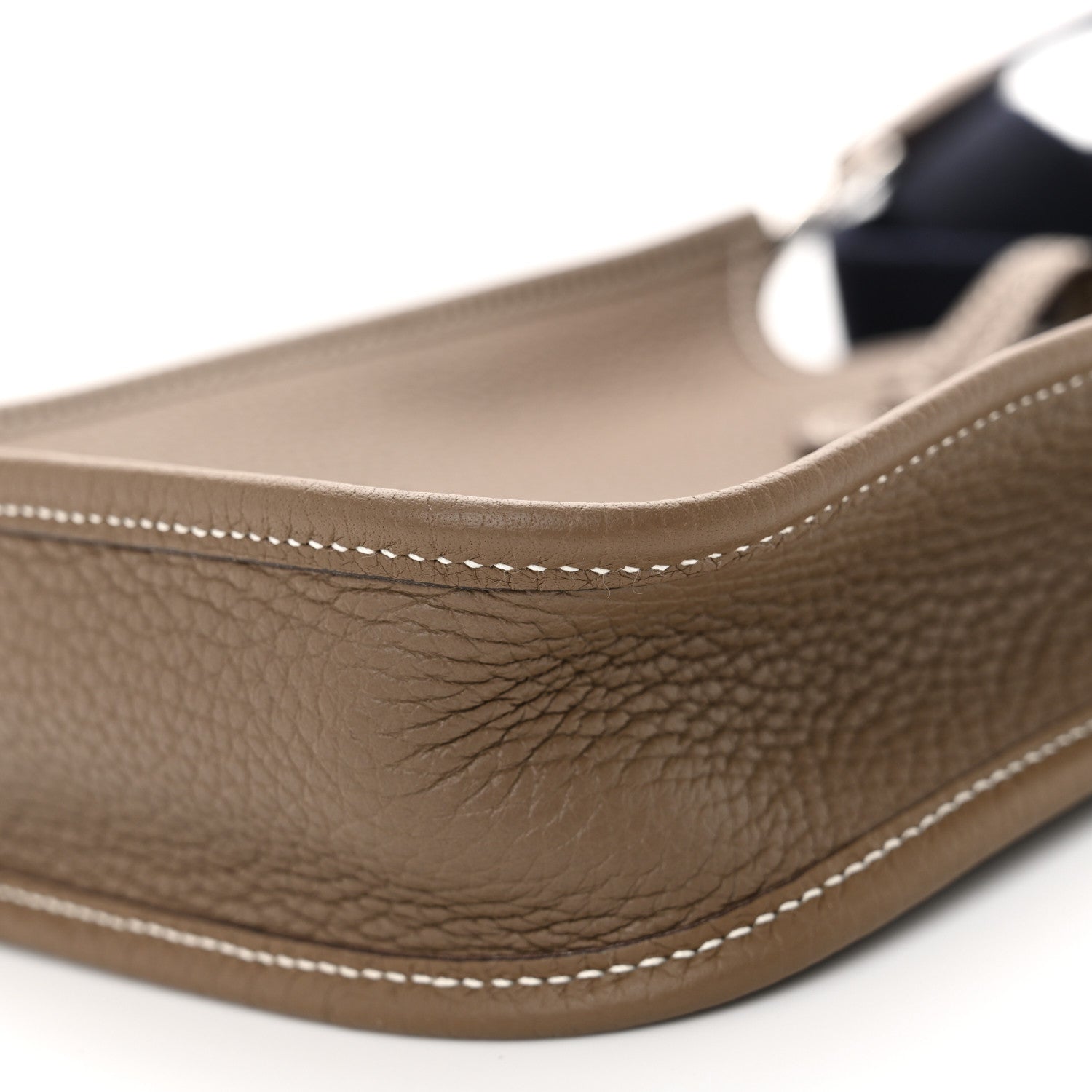 Hermes Taurillon Clemence Amazone Evelyne TPM Etoupe Bleu Indigo 10 of 11