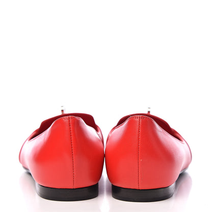 Hermes Calfskin Pegase Ballerina Flats 39 Rouge Piment 15 of 17