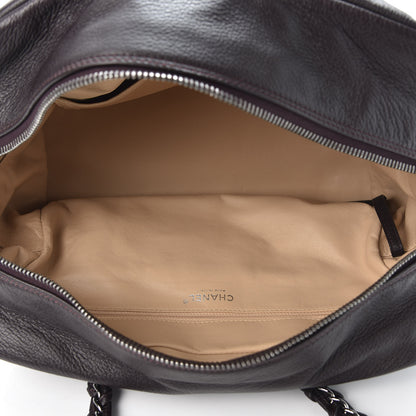 Chanel Deerskin Luxe Ligne Bowler Brown 4 of 9