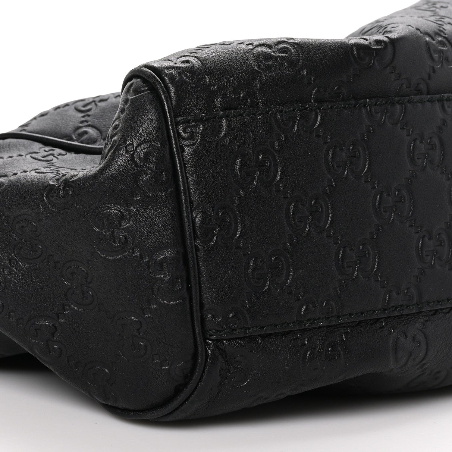 Gucci Guccissima Medium Sukey Tote Black 9 of 10