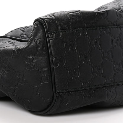 Gucci Guccissima Medium Sukey Tote Black 9 of 10