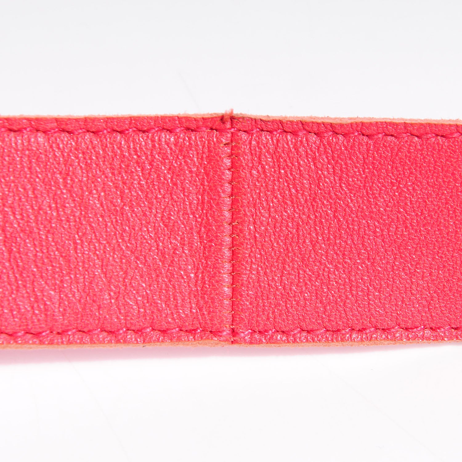 Hermes Milo Lambskin Clou De Selle Pouch Rose Tyrien 3 of 12