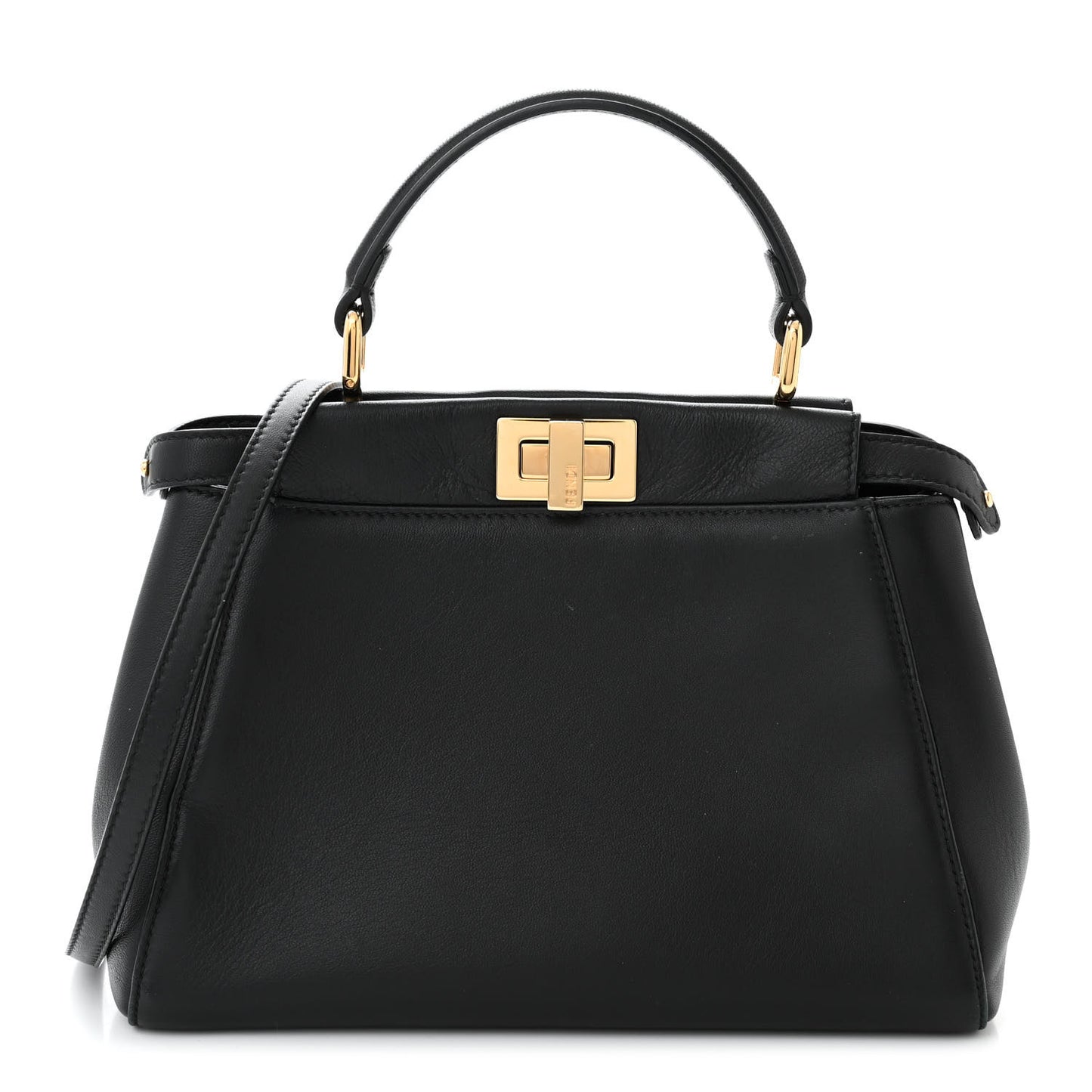 Nappa Mini Peekaboo Iconic Satchel Black