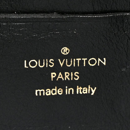 Louis Vuitton Calfskin Bubblegram Wallet On Strap Black 6 of 9
