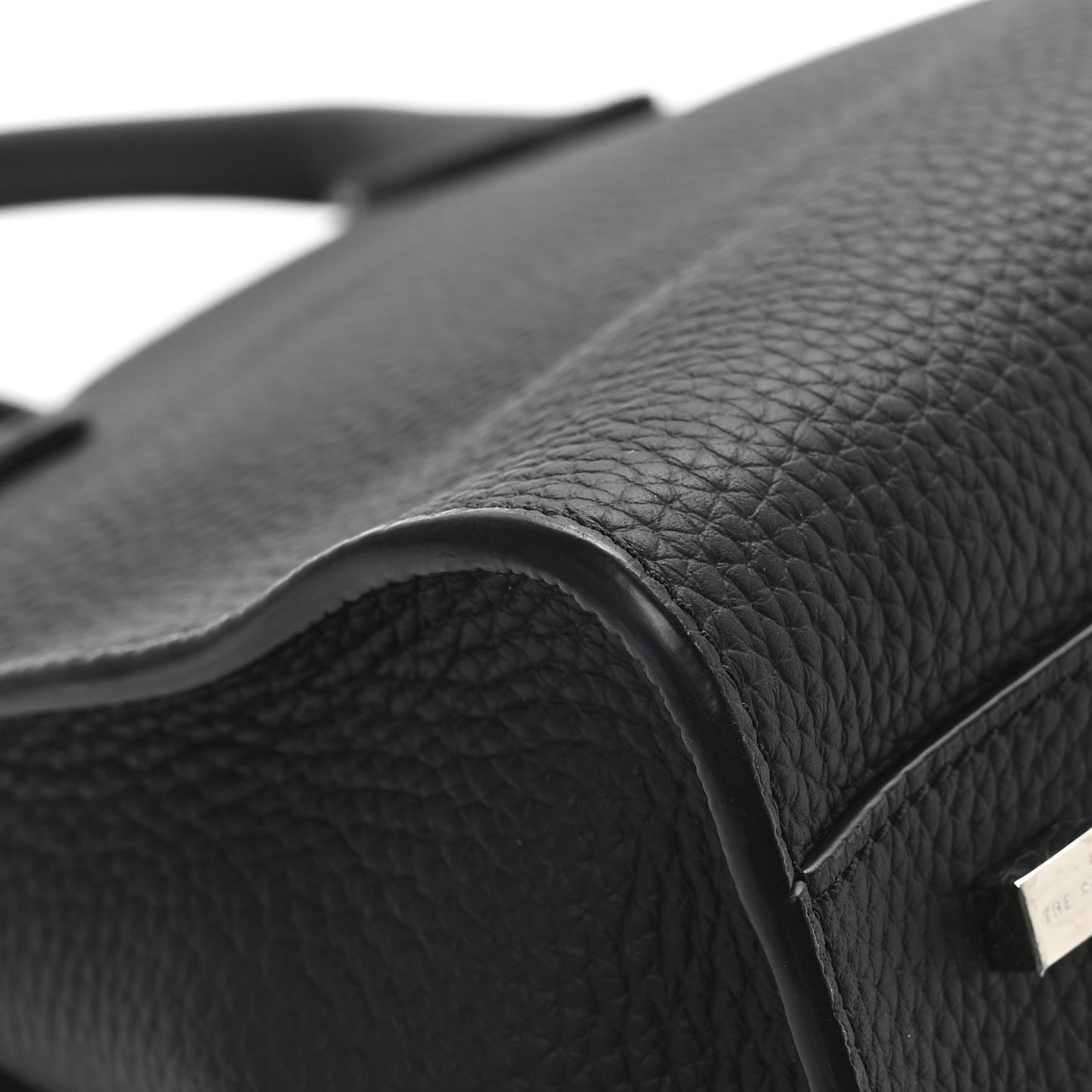 Grained Calfskin Soft Margaux 10 Bag Black