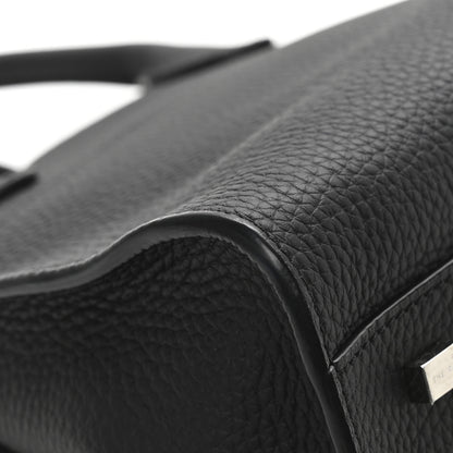 The Row Grained Calfskin Soft Margaux 10 Bag Black 10 of 11