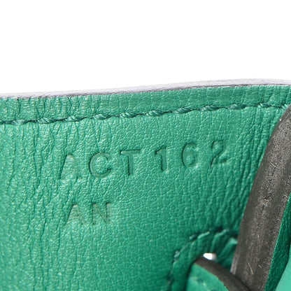 Hermes Swift Birkin 25 Vert Vertigo 17 of 31