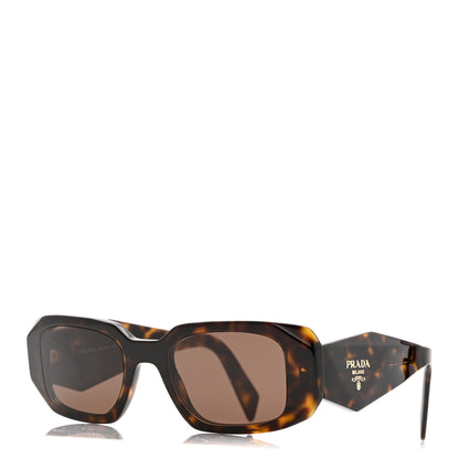 Prada Acetate Symbole Sunglasses SPR 17W Honey Tortoise 1 of 8