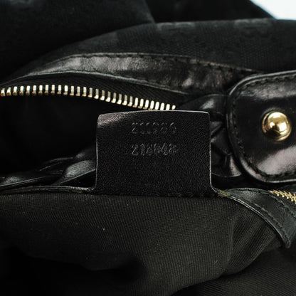 Gucci Monogram Pelham Medium Hobo Black 7 of 10