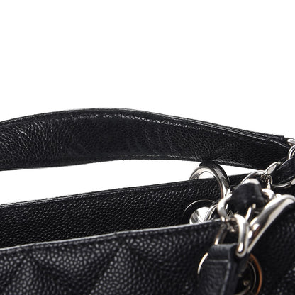 Chanel Caviar Quilted Grand Shopping Tote GST Black 10 of 14