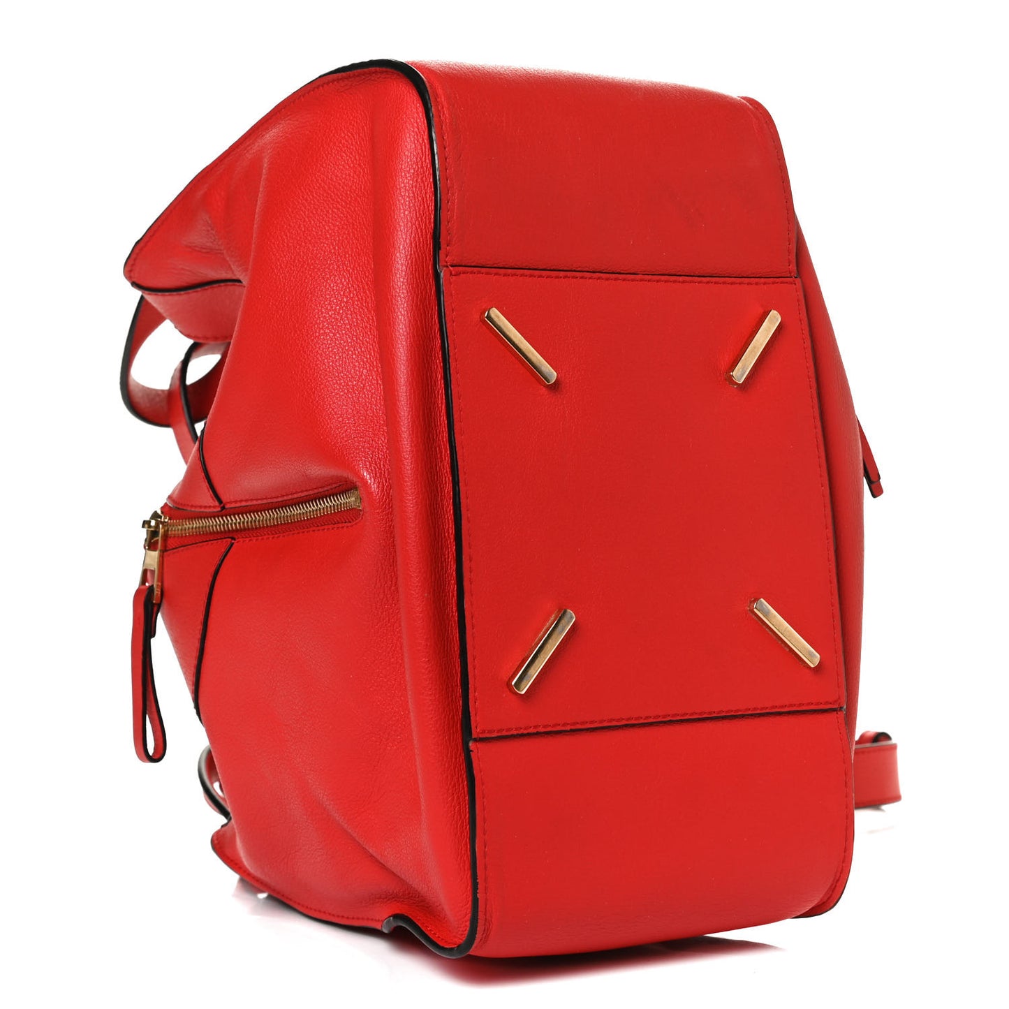 Calfskin Small Hammock Shoulder Bag Red