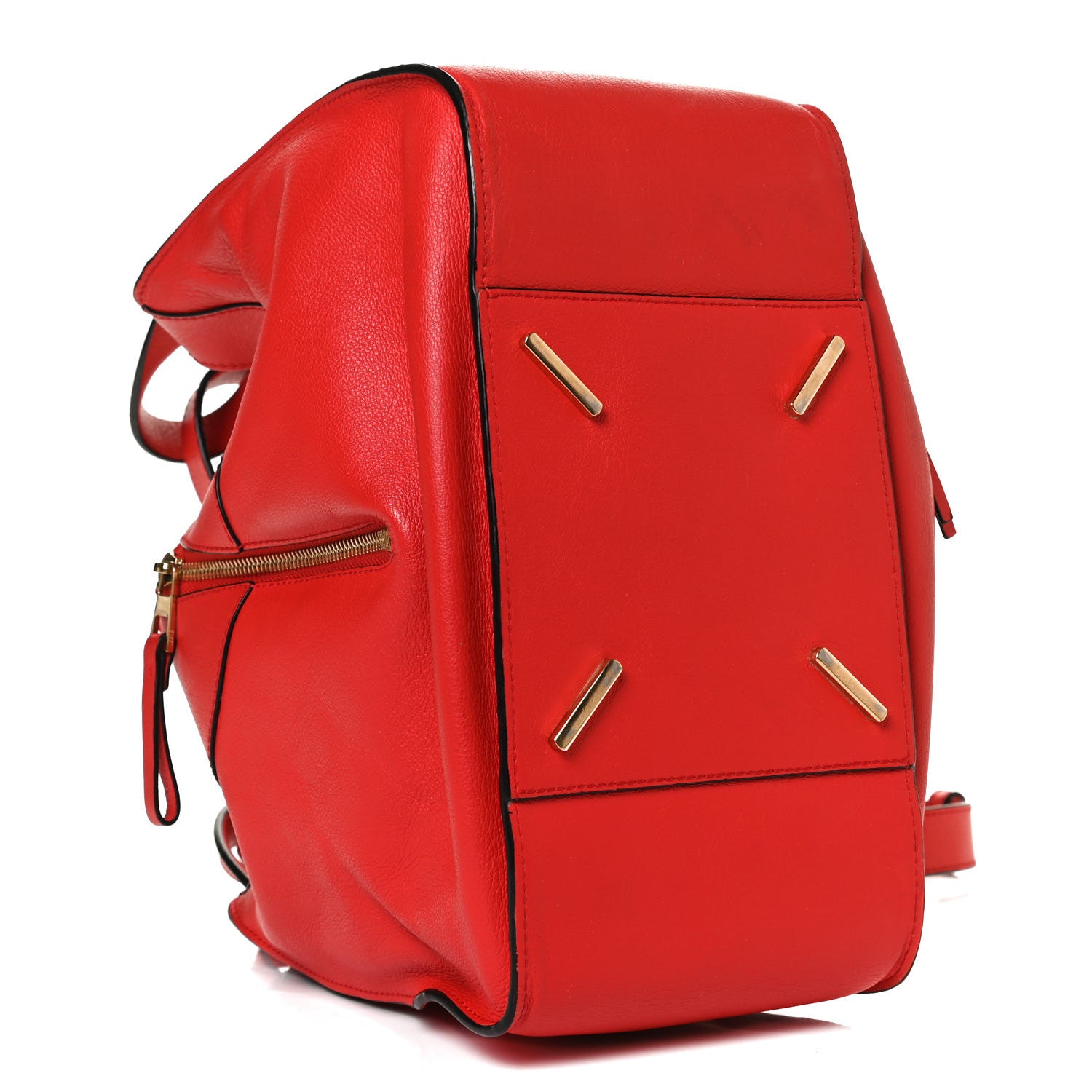 Loewe Calfskin Small Hammock Shoulder Bag Red 4 of 13