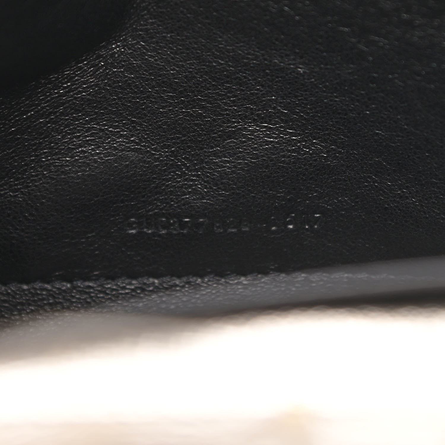 Saint Laurent Metallic Grain De Poudre Matelasse Chevron Monogram Chain Wallet Gold 14 of 15