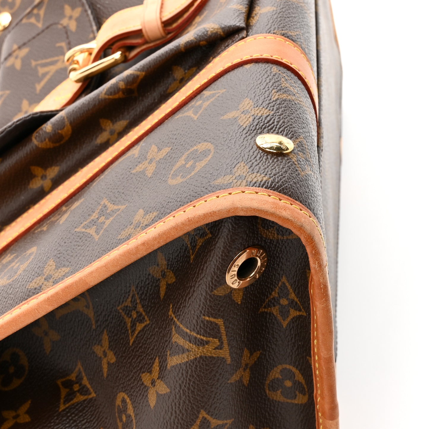 Monogram Sac Baxter PM Dog Pet Carrier