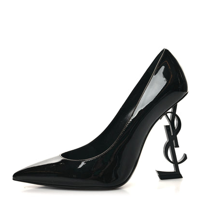 Saint Laurent Patent Opyum 110 Pumps 37.5 Black 1 of 8