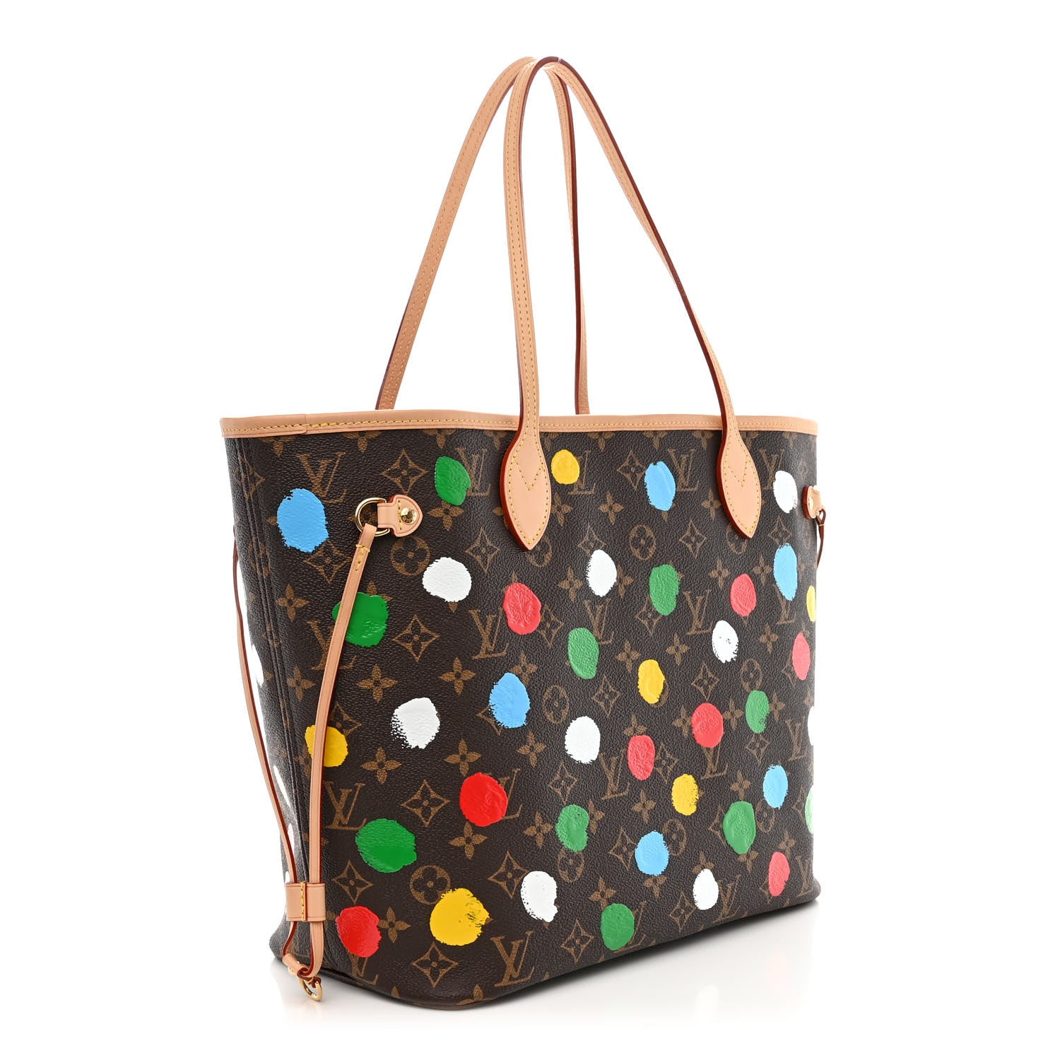 Louis Vuitton LV X YK Monogram Dots Neverfull MM 4 of 11