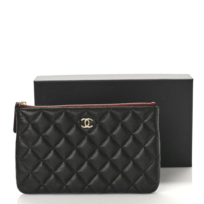 Chanel Caviar Quilted Cosmetic Case Black 10 of 10