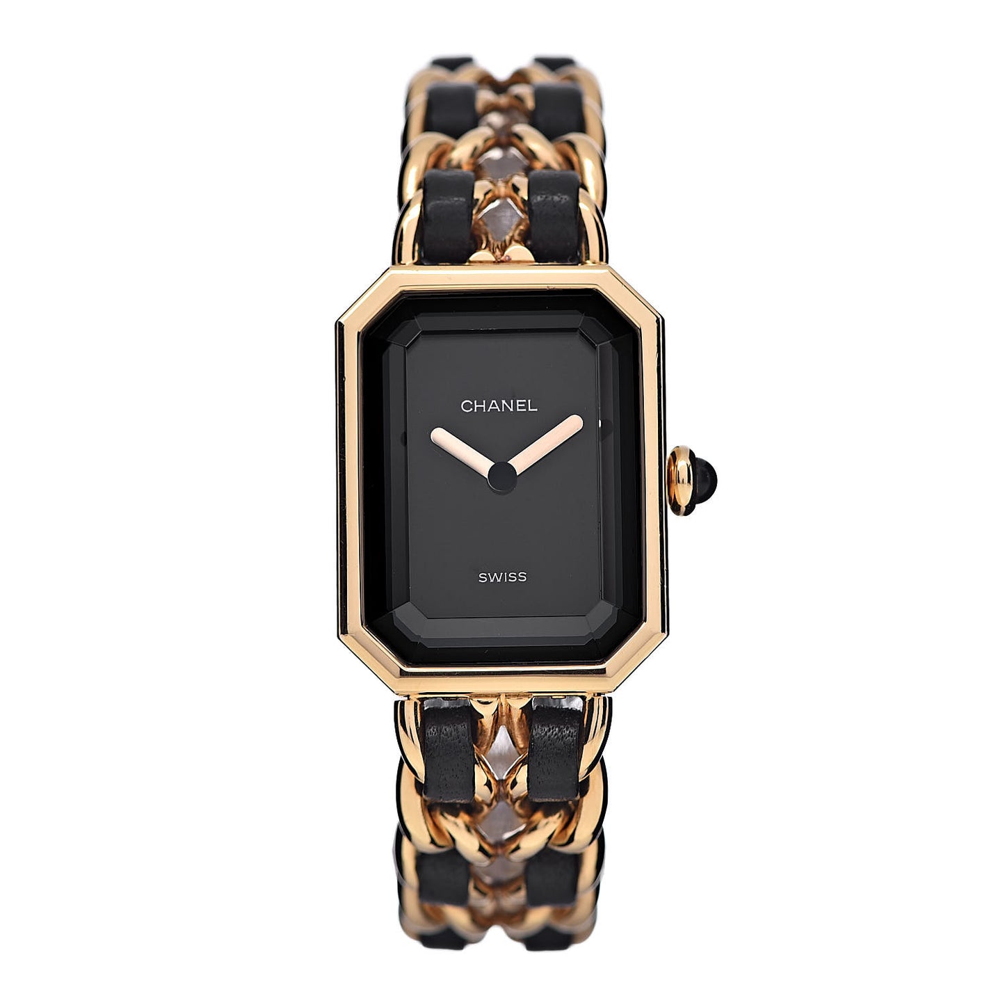 Stainless Steel Lambskin 20mm Chain Premiere Quartz Watch Gold M