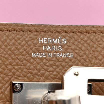 Hermes Epsom Verso Kelly Wallet To Go Chai Mauve Sylvestre 6 of 11