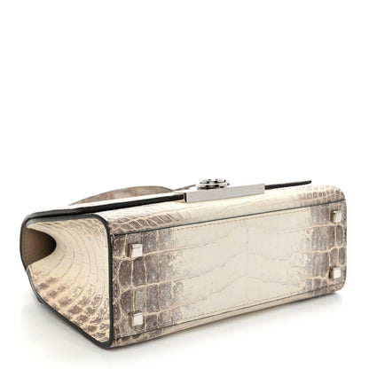 Moynat Niloticus Crocodile Himalaya Rejane BB White 4 of 9