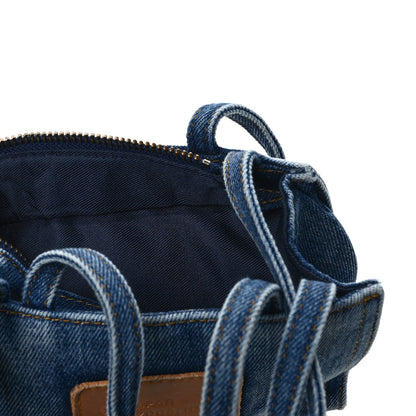Telfar Denim Small Shopping Bag Blue 14 of 14
