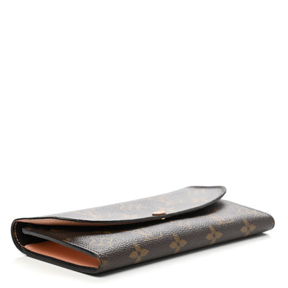 Louis Vuitton Monogram Emilie Wallet Rose Ballerine 4 of 16