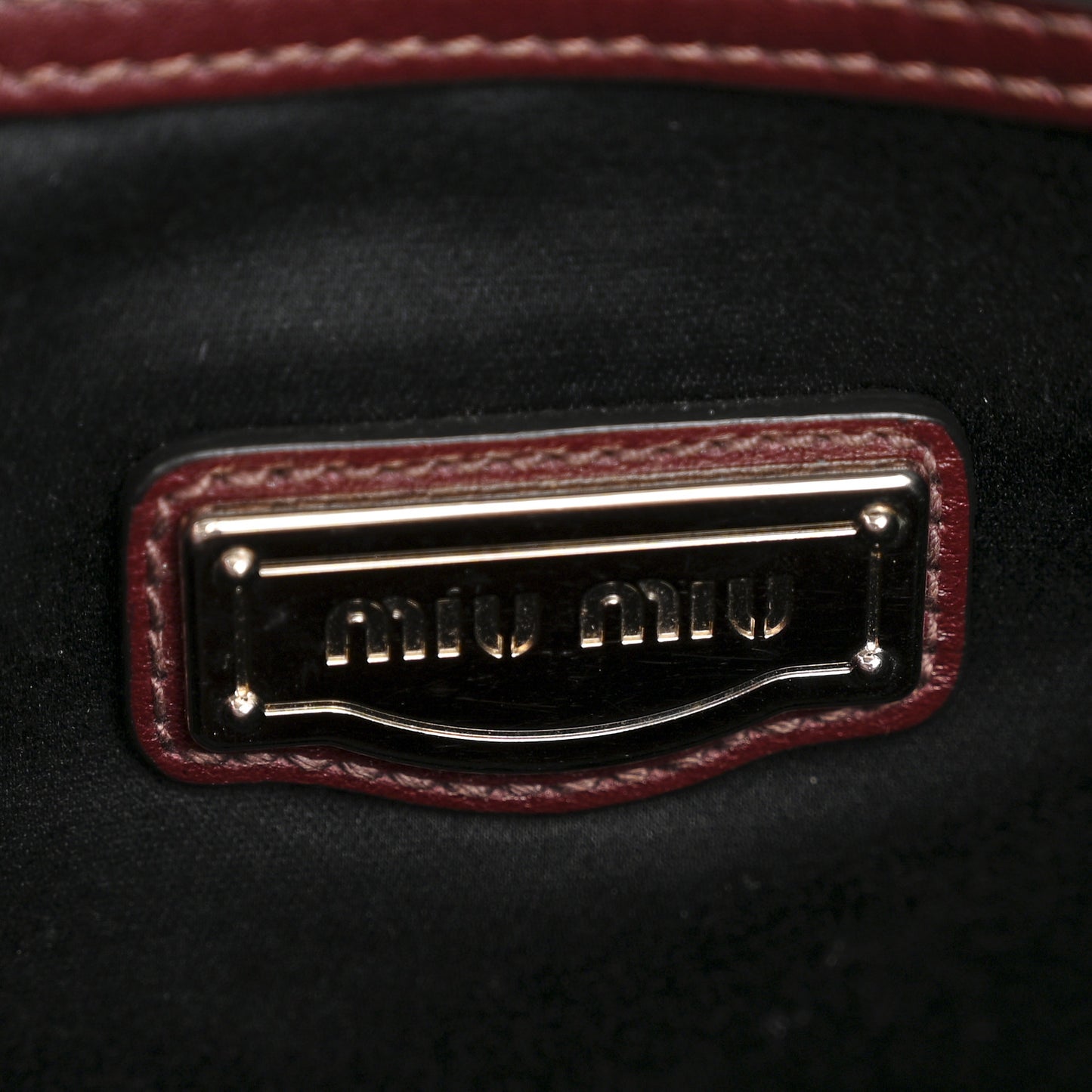 Vitello Soft Shopping Tote Burgundy