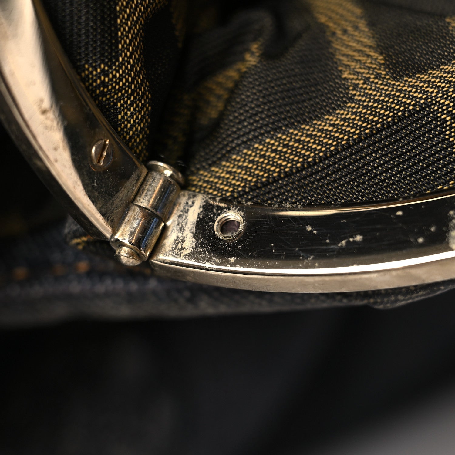 Fendi Denim Spalmati Woven Spy Blue 12 of 13