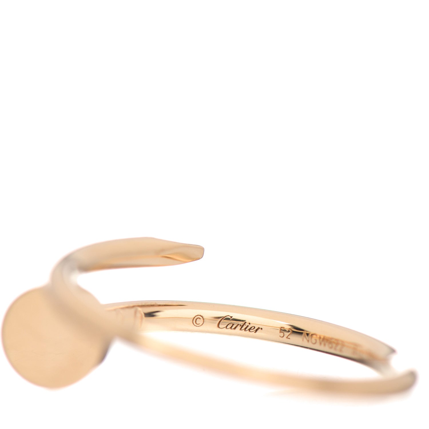 Cartier 18K Yellow Gold Small Juste Un Clou Ring 52 6 4 of 5