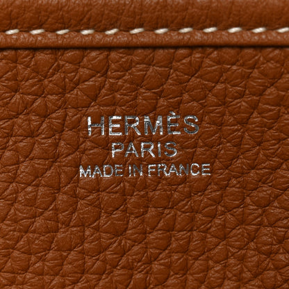 Hermes Taurillon Clemence Evelyne III PM Gold 6 of 10