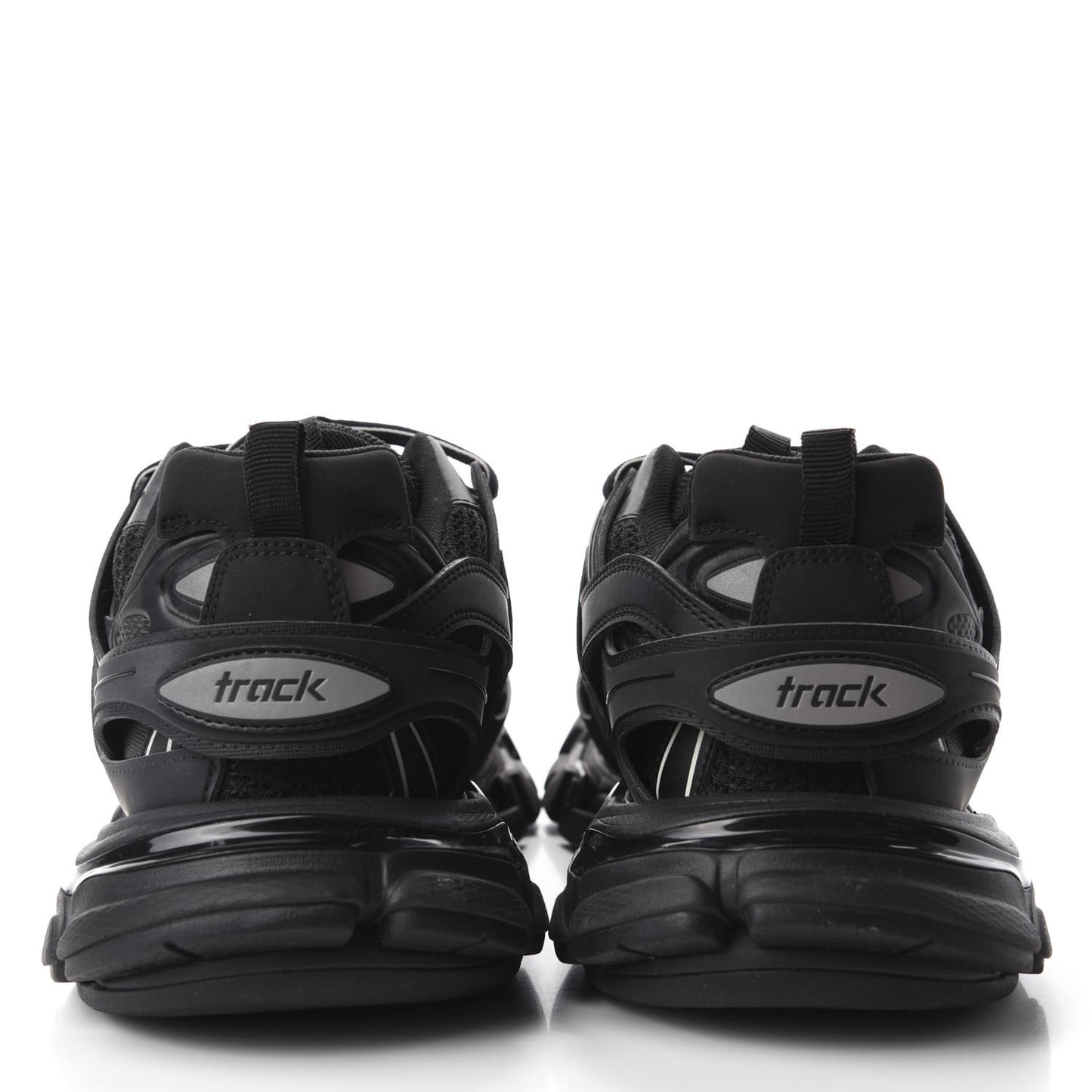 Mesh Nylon Womens Track Sneakers 42 Black