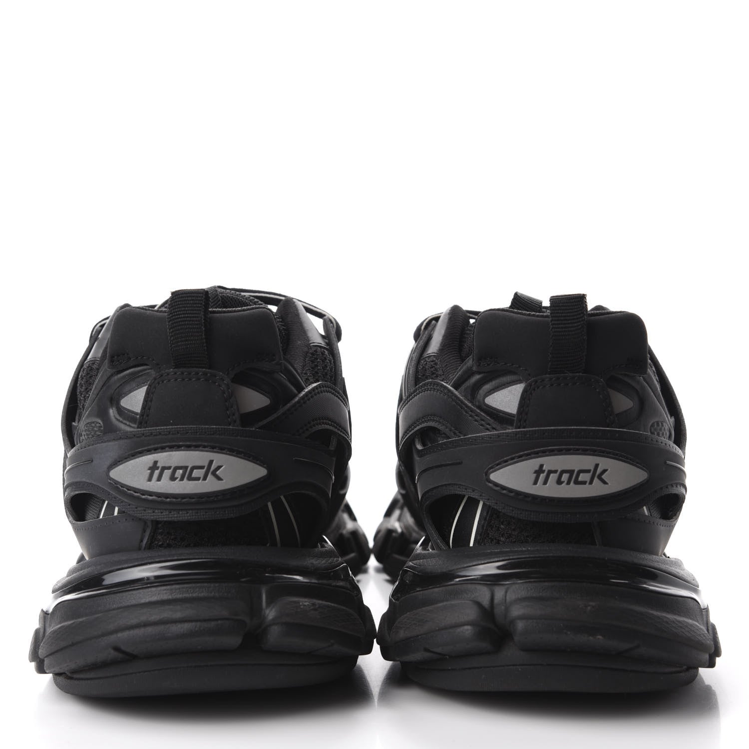 Balenciaga Mesh Nylon Womens Track Sneakers 42 Black 5 of 8