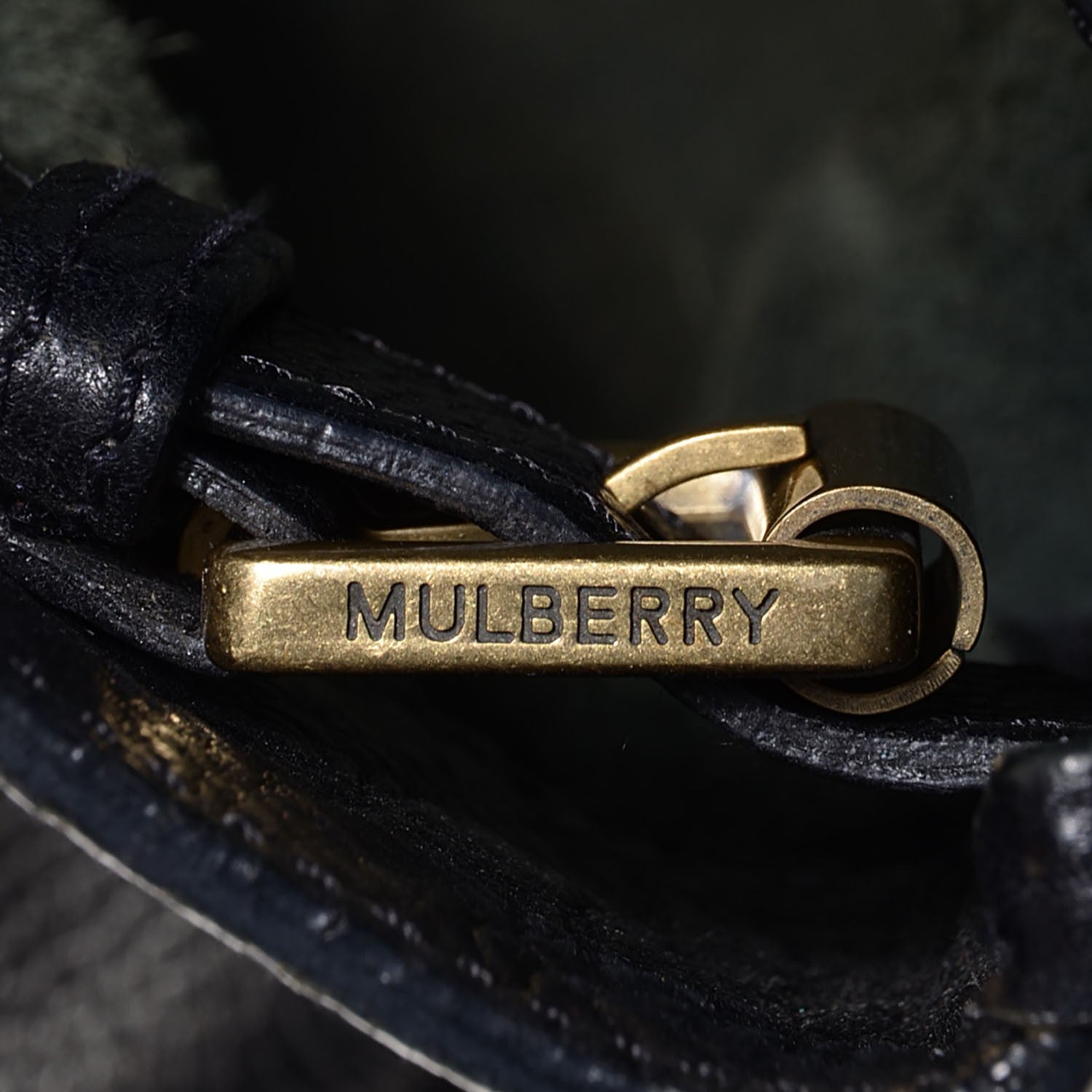 Mulberry Natural Leather Bayswater Black 8 of 13
