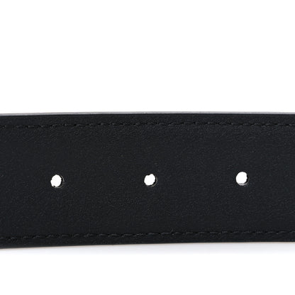 Fendi X MARC JACOBS Canvas Vitello King FF Belt 70 28 Black White 4 of 6
