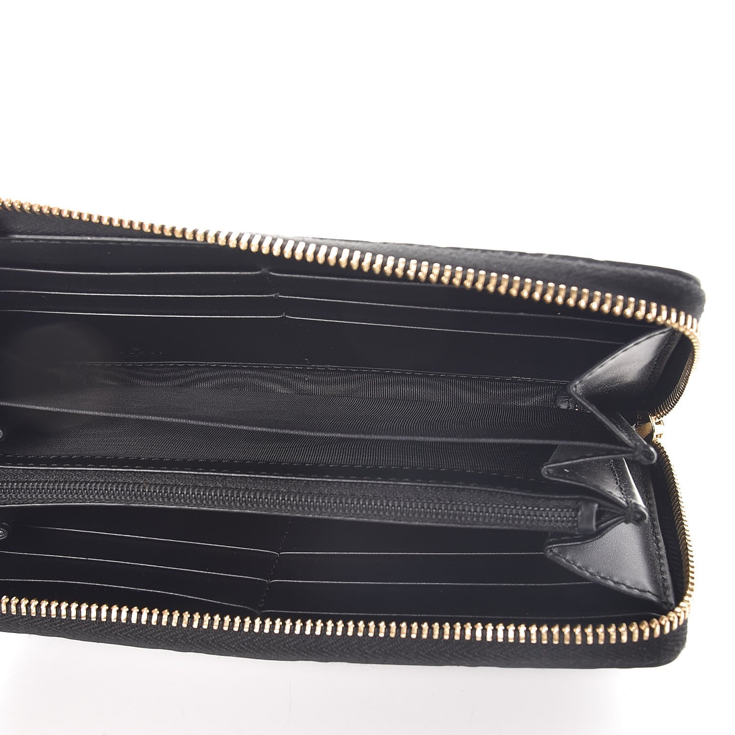 Gucci Guccissima Icon Zip Around Wallet Black 5 of 9