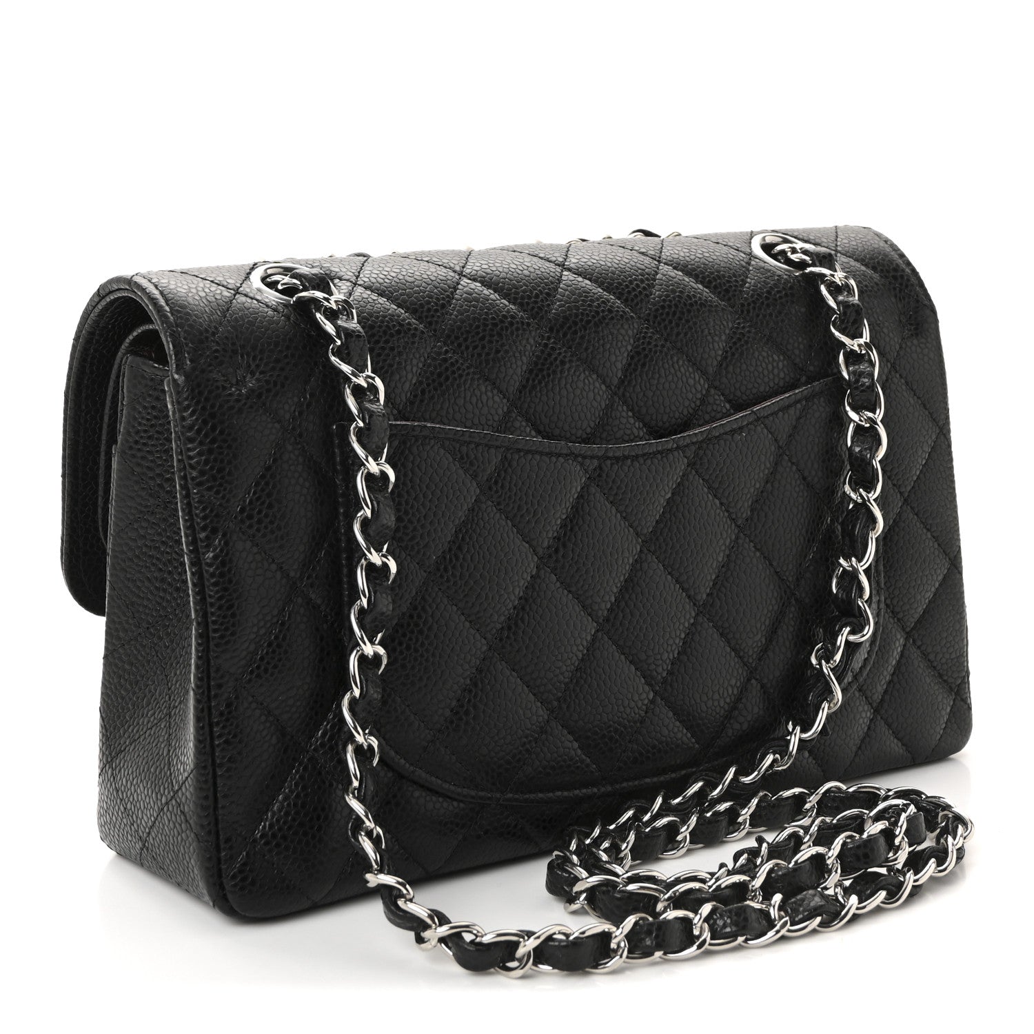 Chanel Caviar Quilted Small Double Flap Black 3 of 9