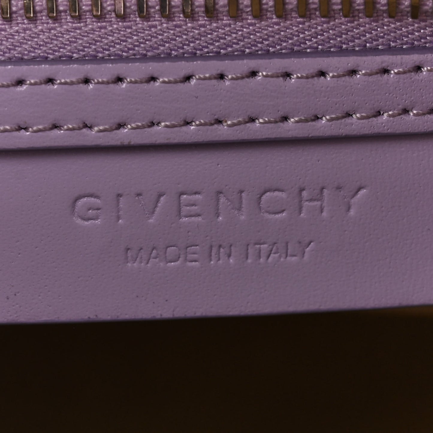 Shiny Lord Calfskin Mini Antigona Lilac