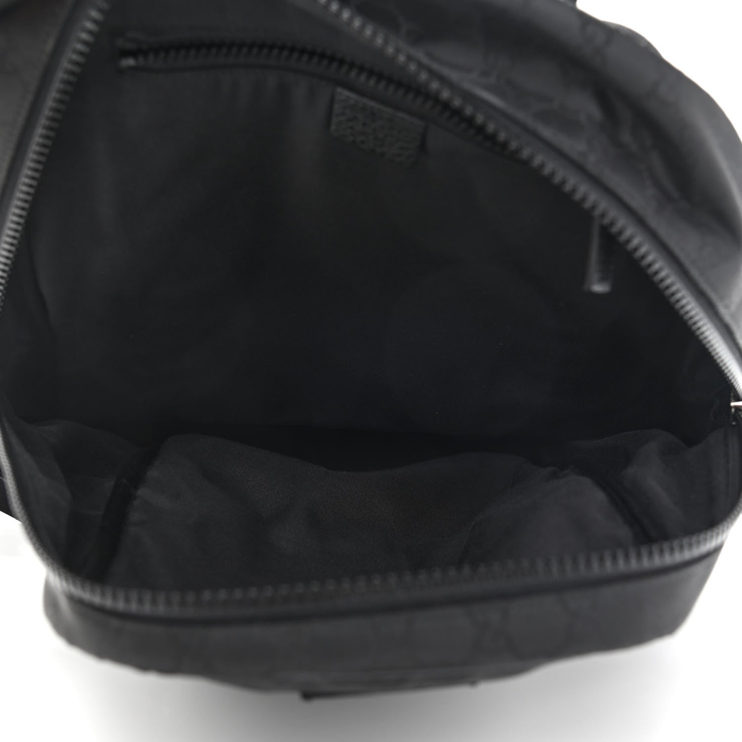 Gucci Nylon Monogram Slim Backpack Black 5 of 9