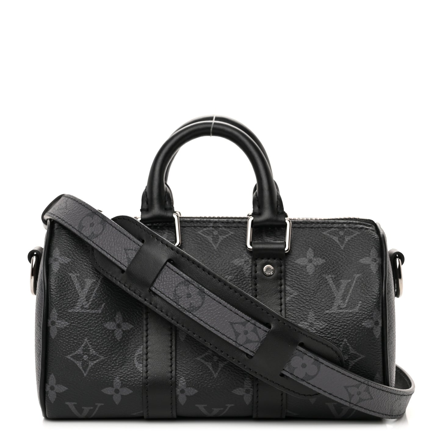 Reverse Monogram Eclipse Keepall XS Black