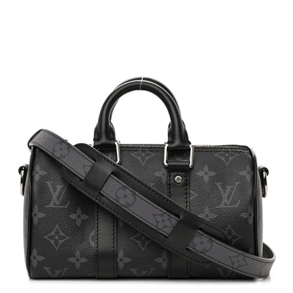 Louis Vuitton Reverse Monogram Eclipse Keepall XS Black 1 of 9