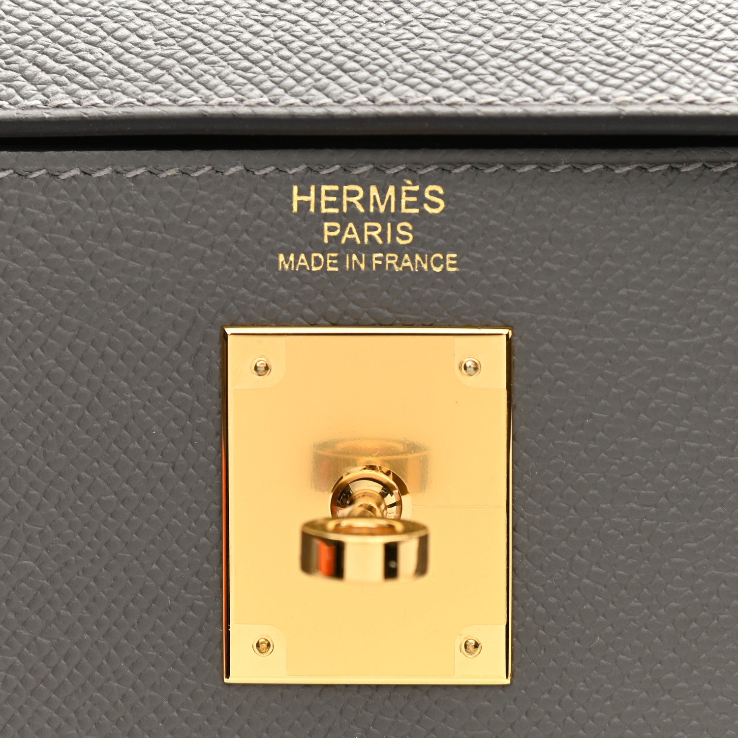 Hermes Epsom Kelly Sellier 32 Gris Meyer 6 of 11