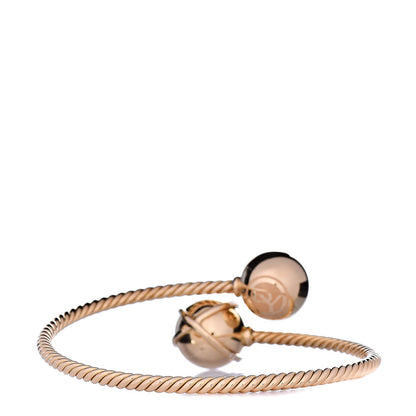 David Yurman 18K Yellow Gold Diamond Solari Bypass Bracelet 3 of 6
